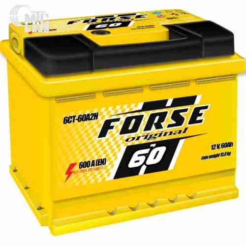 Аккумулятор Forse 6CT-60 АзЕ Original EN600 А 242x175x190мм